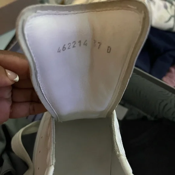 Alexander McQueen White and Bright Yellow Sneakers - Picture 5 of 5